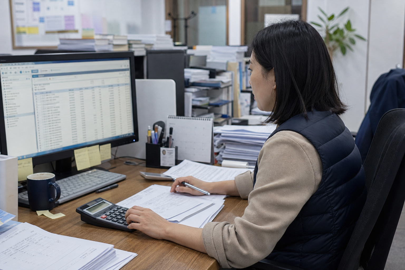 오픈 이후 수정·정산 화면 확인